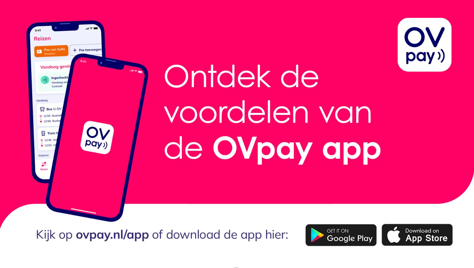 Voordelen van OVpay app genoemd