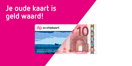 Je oude OV-chipkaart is geld waard 