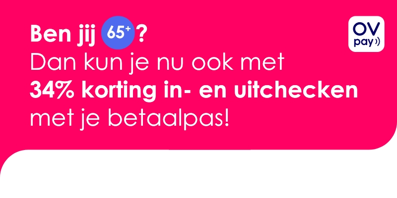 Leeftijdskorting nu ook op de betaalpas