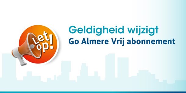 Geldigheid lijn 159/160 wijzigt per 10 december